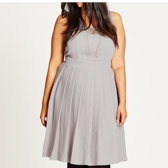 City Chic Dresses & Skirts - City Chic medium lace fit and flare